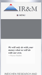 Mobile Screenshot of ineichen-rm.com